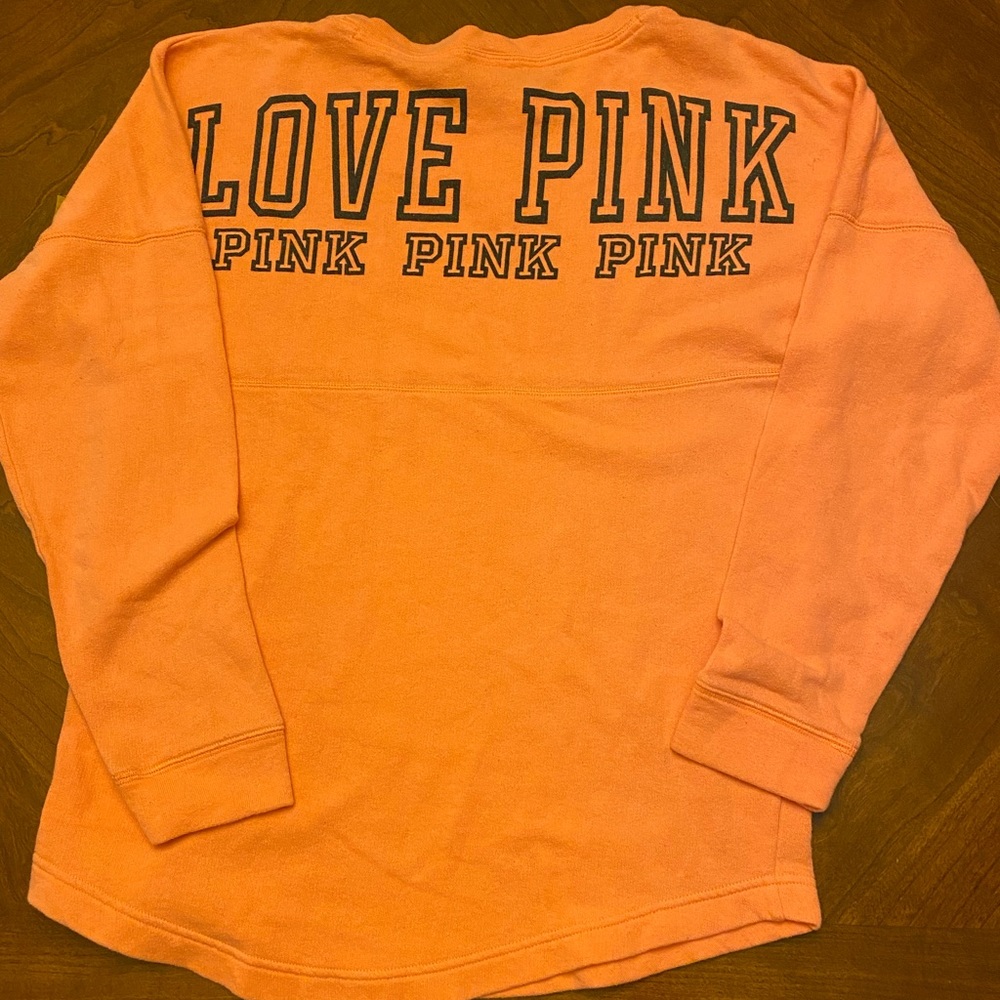 2 Victoria’s Secret PINK Lightweight SweatshirtsXS - Picture 7 of 10